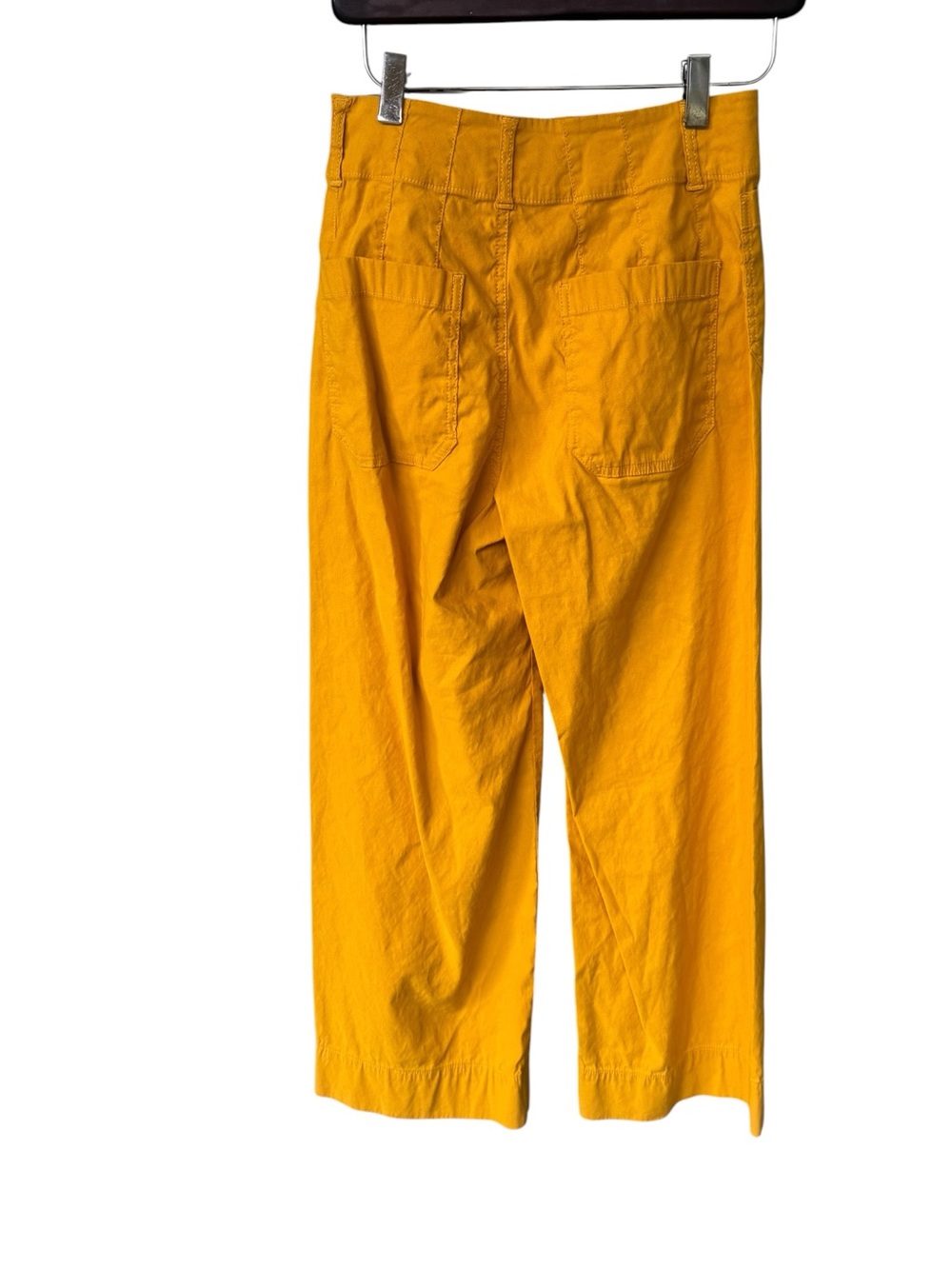 Anthropologie Maeve The Colette Linen Blend Crop Wide-Leg Pants size 25 - Picture 3 of 6